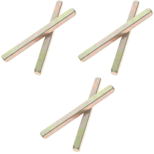 6Pcs Easy Install Golden Door Handle Spindle Bars Replacement 2