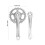 1Ensemble Vélos Alliage Aluminium Argenté, Pignon Simple 2