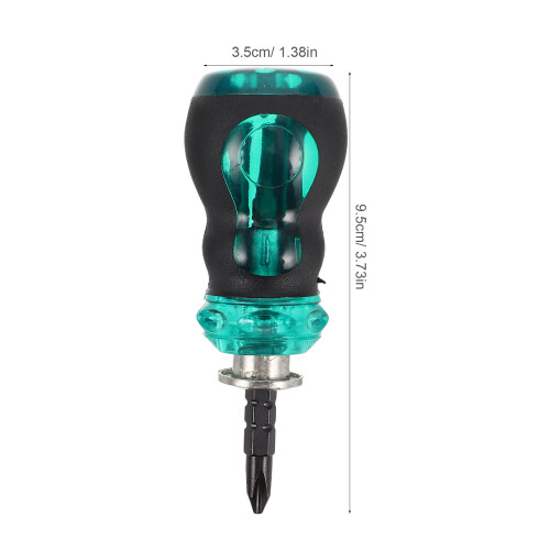 Compact Telescopic Ratchet Screwdriver Multi-Bit Manual Tool 1