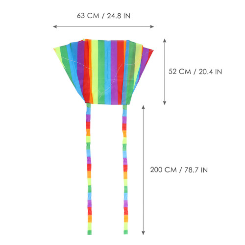 Kite Multi Colored 1 Set 20.44x24.76x0.04in 1