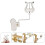 1Pièces Support De Partition Métal Argenté Simple Pour Musiciens 4