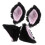 4Pairs Durable Plush Cat Ear Accessory Stylish Motorcycle Decor 2