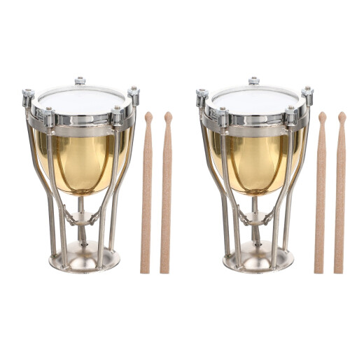 2 Sets Simulation Music Instrument Miniature House Decor Toy 1