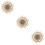 3 Pack Rattan Wall-Mounted Mirror Woven Decorative Photographing 9