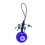 5Pcs Compact Blue Glass Evil Eye Charms Car Ornament Decor 11