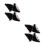 4Pairs Durable Plush Cat Ear Accessory Stylish Motorcycle Decor 3