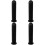 4Pcs PP Barbell Rod Handle Covers Black Anti-Fall Dumbbell Grip Set 7