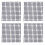 100Pcs Plastic Flower Pot Hold Mesh Pads Breathable Drainage Mat Black 10