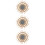 3 Pack Rattan Wall-Mounted Mirror Woven Decorative Photographing 8