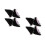 4Pairs Durable Plush Cat Ear Accessory Stylish Motorcycle Decor 8