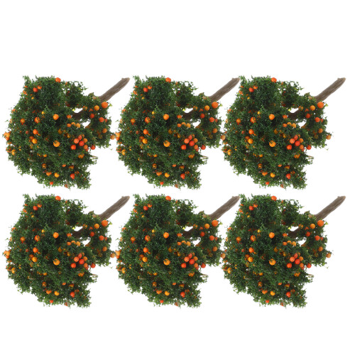 18 Pcs Mini Artificial Lemon Tree Model For Diy Sand Table Decor 1