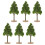 12 Pcs Miniature Street Trees Plastic Models For Architecture Sand Table 2