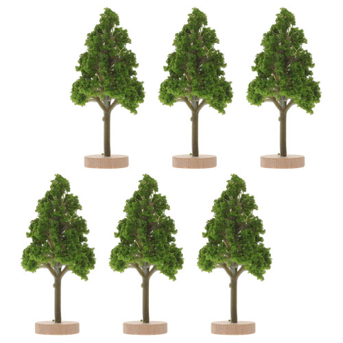 12 Pcs Miniature Street Trees Plastic Models For Architecture Sand Table 1