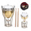 2 Sets Simulation Music Instrument Miniature House Decor Toy 8