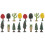 2 Sets Simulation Tree Prop Lifelike Mini Garden Decor 4