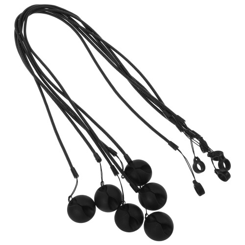 30Pcs Black Elastic Pen Leash with Spring Strap for Stylus Tablet Use 2