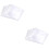 10 Pcs Cd Jewel Case With Clear Tray Empty Dvd Case Portable Package 9
