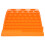5 Pcs Storage Boxes For Drill Bits Hex Screwdriver Holder Rack Orange 1