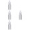 4Pcs Food Safe Cocktail Atomizer Bottles Silver Aluminum Spray Set 8