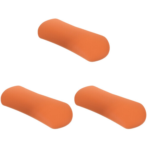 3Pièces Repose-Bras Orange PU Confortable Pour Nail Art 2