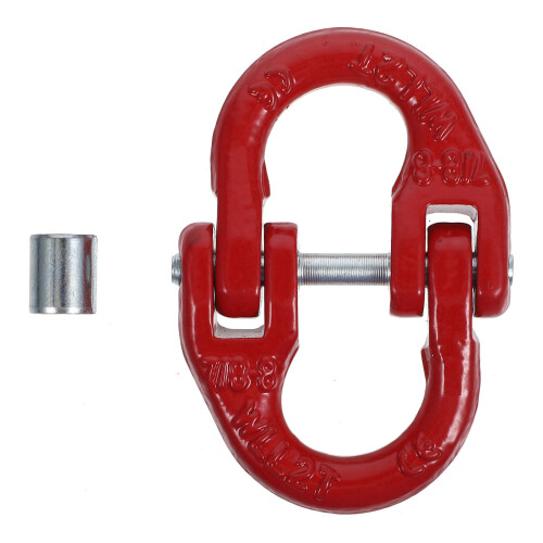 2Pcs Durable Steel Coupling Link Quick Install Tow Hitch Connector