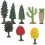 2 Sets Simulation Tree Prop Lifelike Mini Garden Decor 3