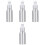 4Pcs Food Safe Cocktail Atomizer Bottles Silver Aluminum Spray Set 5