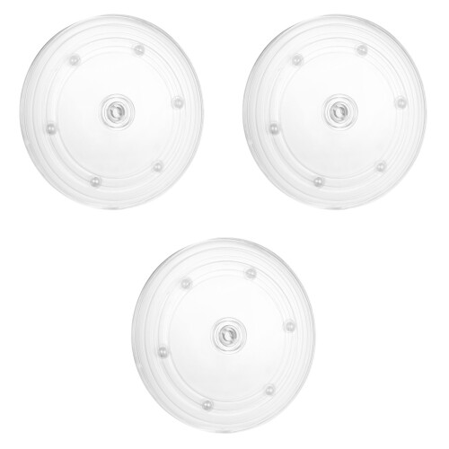 3 Count Reusable Cake Turntable Wheel Stand For Decorating Bakery 2