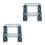 2Pcs Wooden Track Bridge Model Versatile Train Accessories for Kids 6