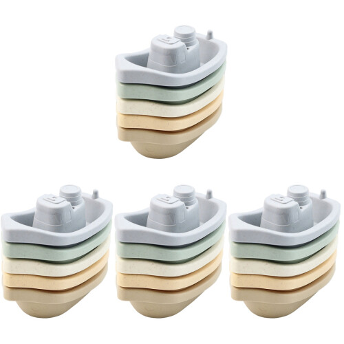 4 Sets Stacking Cups Baby Nesting Educational Interactive Toy 1