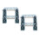 2Pcs Wooden Track Bridge Model Versatile Train Accessories for Kids 5