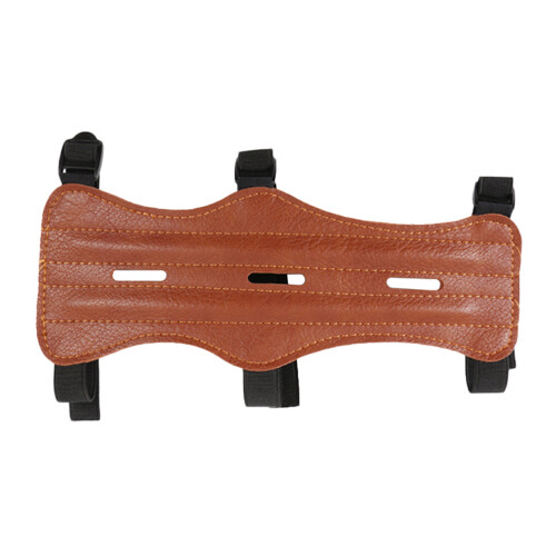 2 Pcs Bow Armguard Forearm Adjustable Wristband Safe Strap Armband