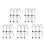 30Pcs Black Elastic Pen Leash with Spring Strap for Stylus Tablet Use 5