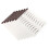 18Pièces Transferts Sourcils Imiter Poils Marron 11