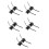10Sets Black Plastic Spinning Top Launcher with String for Kids Fun 6