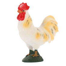 Emulation Rooster Model Decor Farm Ornament Yard Poultry Toy