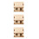 3Stk Puzzle DIY Beige Holzdekor Handarbeit 4