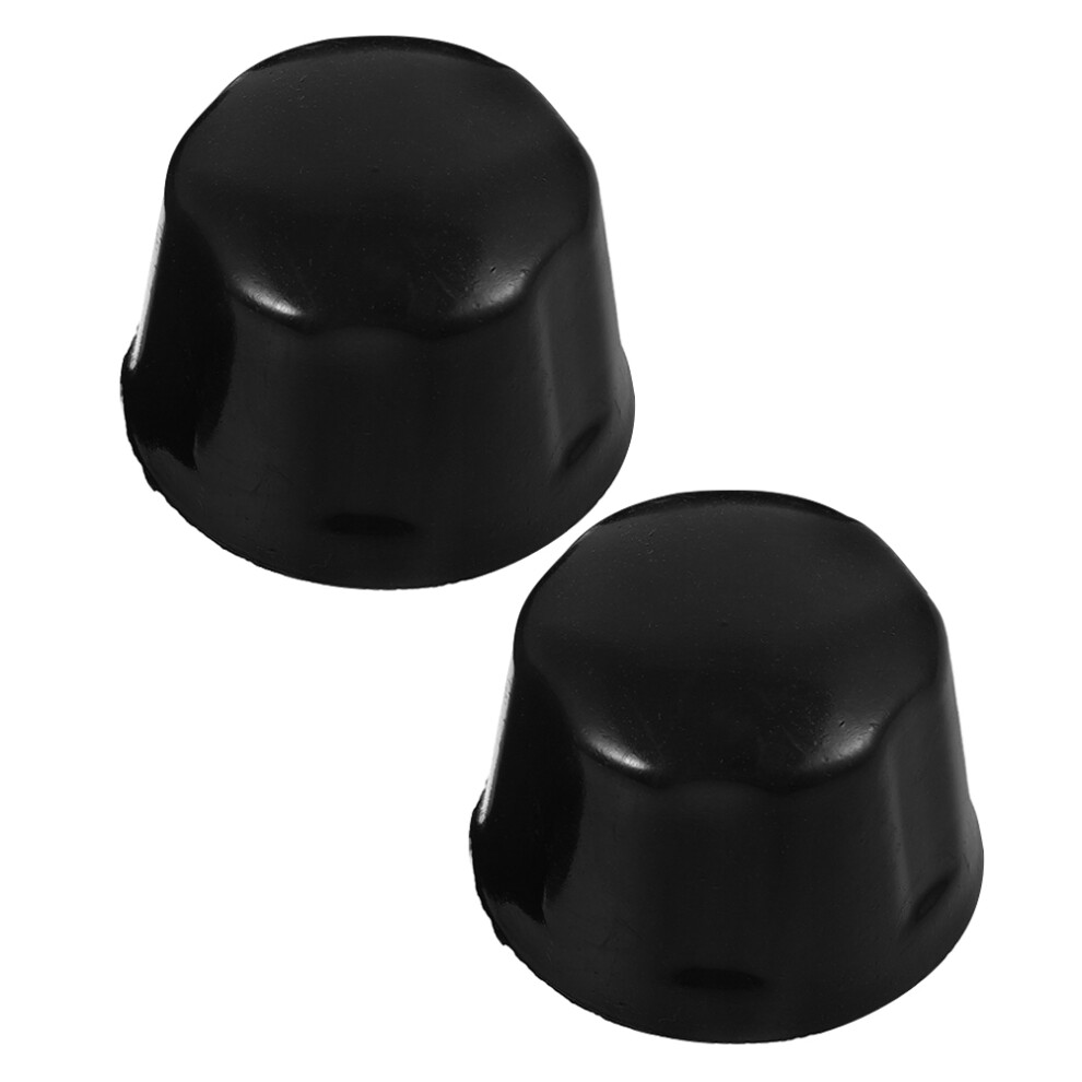 8Pcs Rubber Replacement Wheel Bearing Caps For Trailers Atv Black 3613594865886