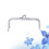 10 Pack Glossy Gold Clutch Bag Clasp Purse Making Accessories Frame 9