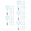 50Pcs Versatile Sky-Blue Kids Fish Nets ABS Plastic for Aquarium Use 6