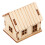 3Stk Puzzle DIY Beige Holzdekor Handarbeit 1