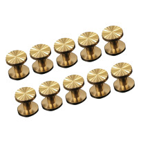 20Pcs Rivet Studs Sunflower Screw Fasteners Durable Brass