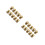 20Pcs Rivet Studs Sunflower Screw Fasteners Durable Brass 5