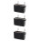 3Pcs Black Hanging Bedside Pocket Organizer Canvas Fabric Storage Bag 9