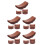 30Pcs Brown Wood Chopstick Holder Creative Chopstick Rest for Kitchen 6
