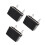 3Pcs Black Hanging Bedside Pocket Organizer Canvas Fabric Storage Bag 8