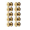 20Pcs Rivet Studs Sunflower Screw Fasteners Durable Brass 2