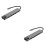 2 Pcs Computer Docking Station Plastic Monitor 4