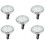 5 Sets Car Clock Luminous Lightweight Excellent Workmanship 3