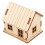 3Stk Puzzle DIY Beige Holzdekor Handarbeit 2